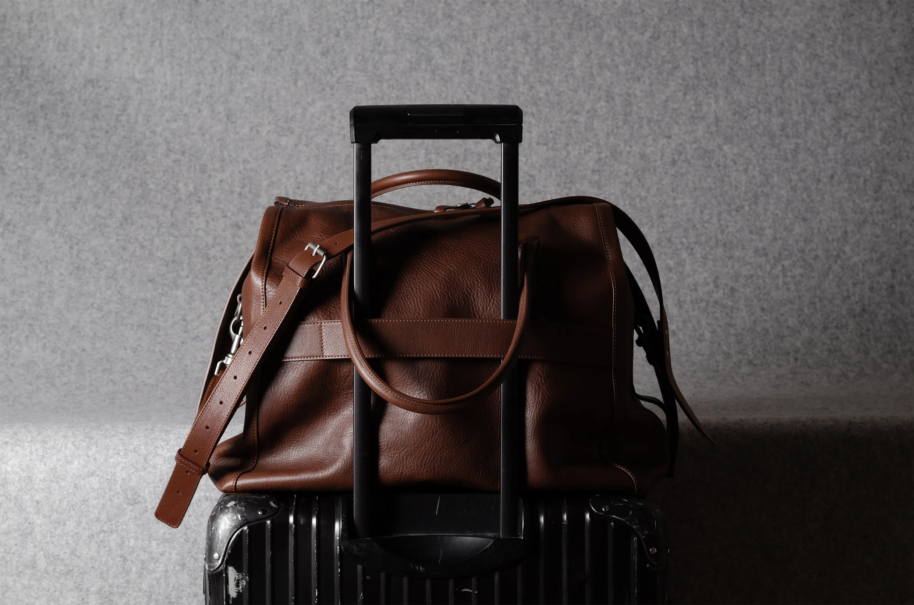 Hardgraft Leather Weekender Bag