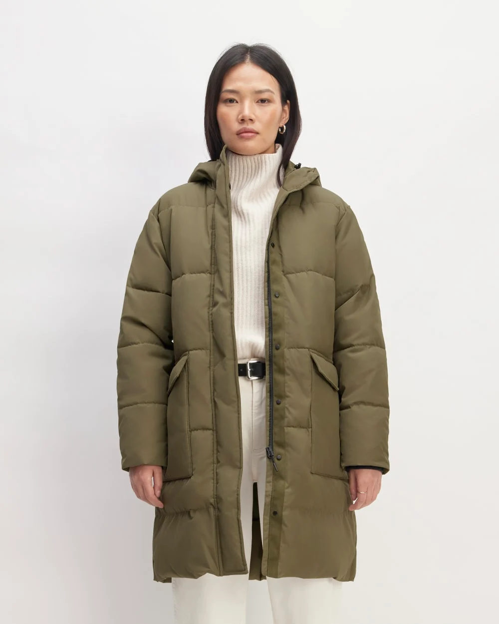 Everlane The ReNew Long Puffer